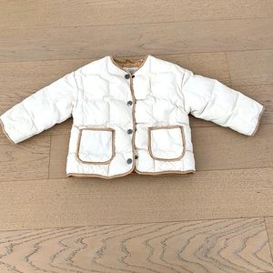 Zara white light puffer